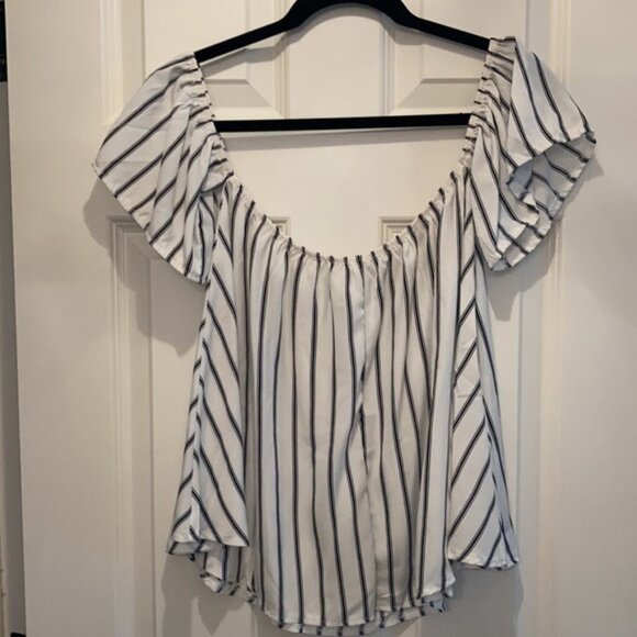 Summer blouse off the shoulder - Picture 2 of 3